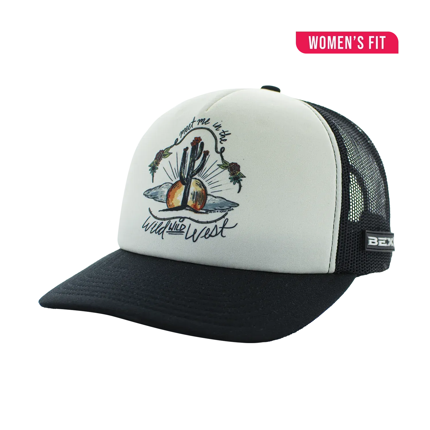BEX Women's Kate Cap - Black/White