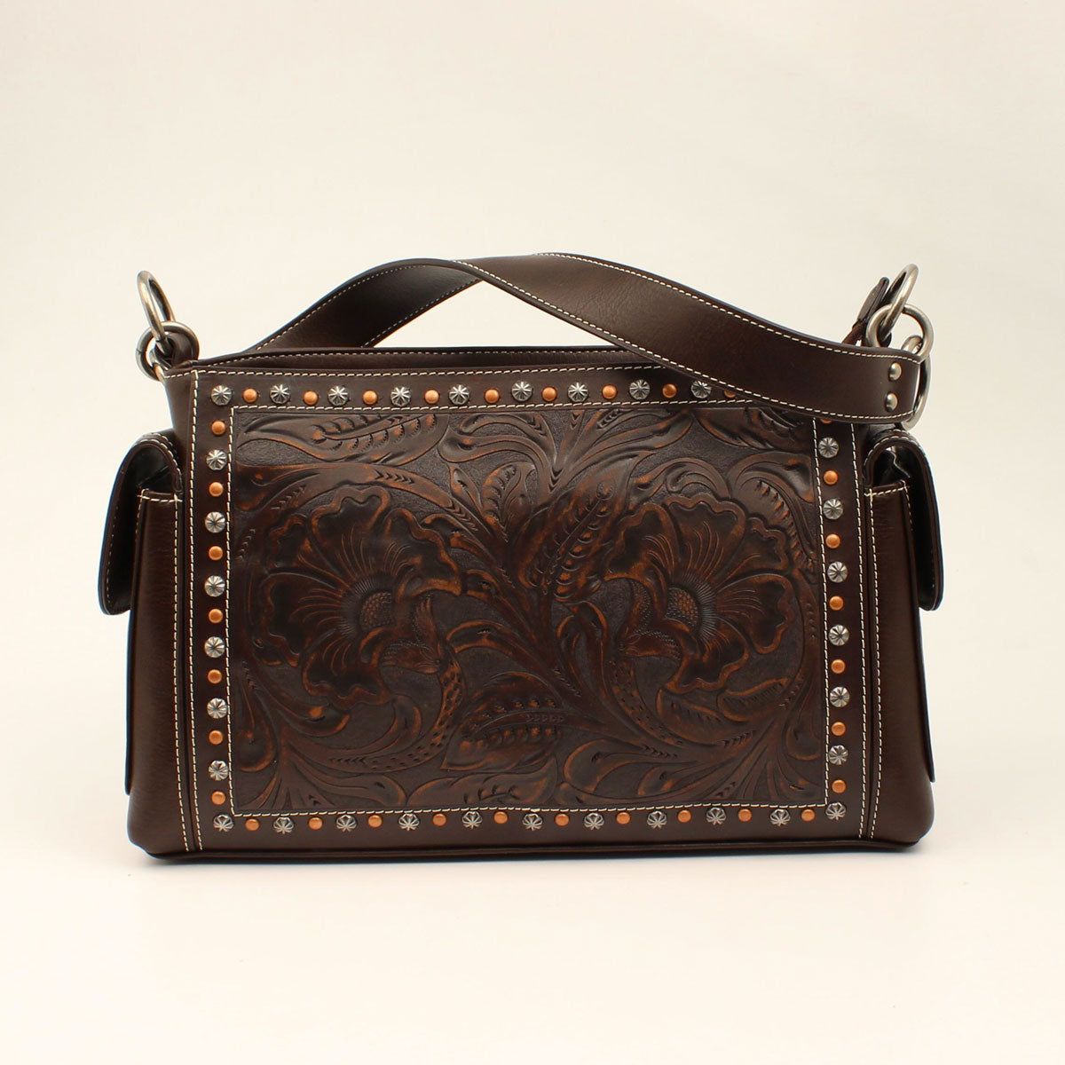 Blaire LG Satchel Brown