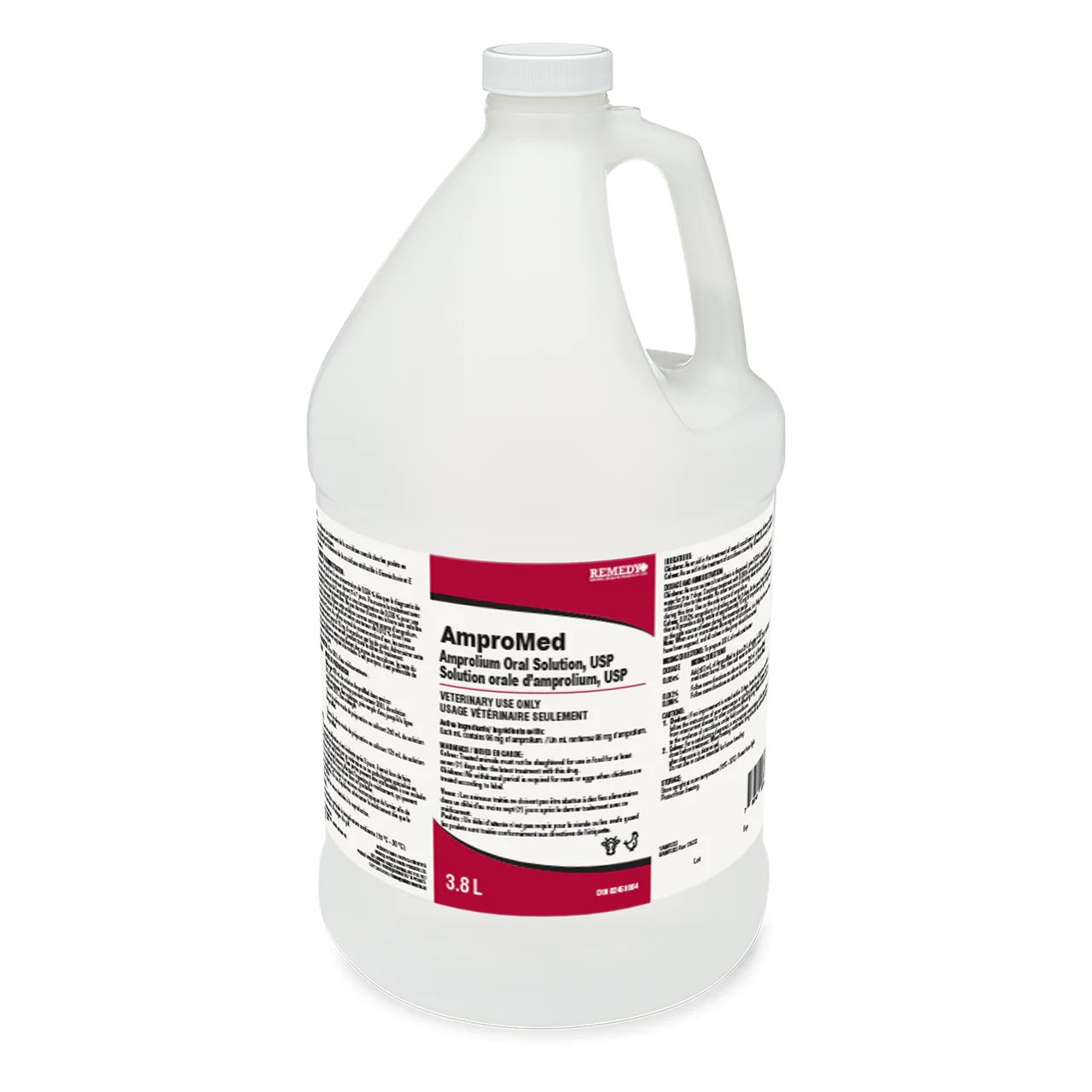 Bimeda AmproMed 9.6% Solution - 3.8L