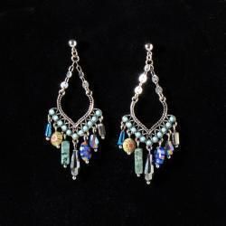 Blazin Roxx Chandelier Earrings with Drop Beads