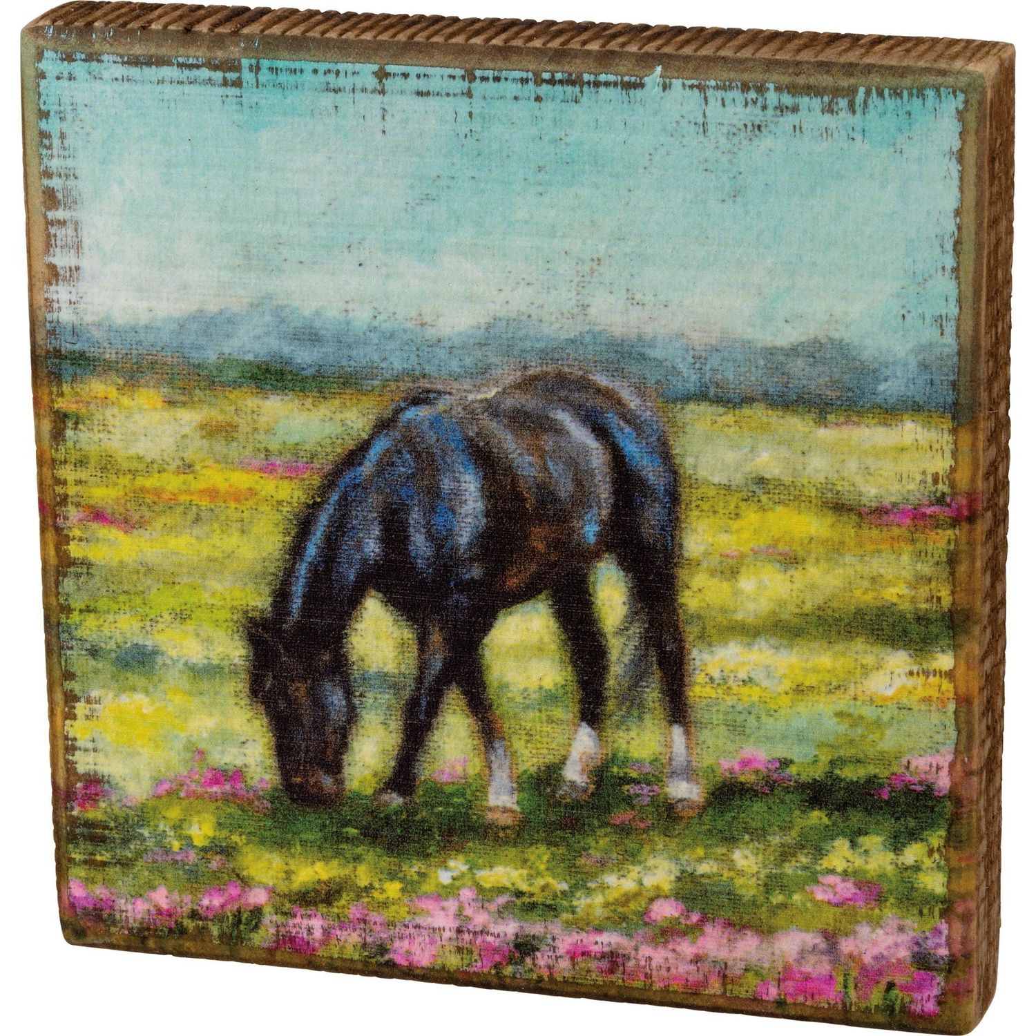 Box Sign Horse