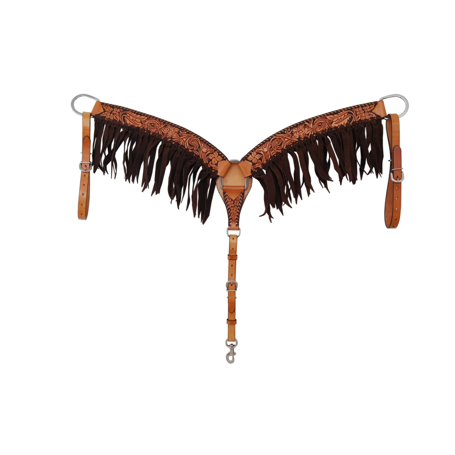 Breast Collar w/Flower Tooling