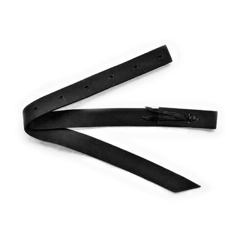 Black Tie Strap Ply Web w/Leather Tie