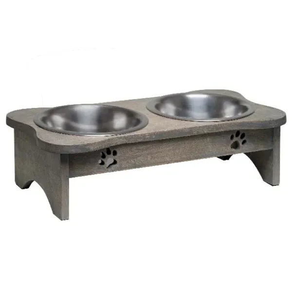 Black Label Collection Wooden Modern Diner - Grey