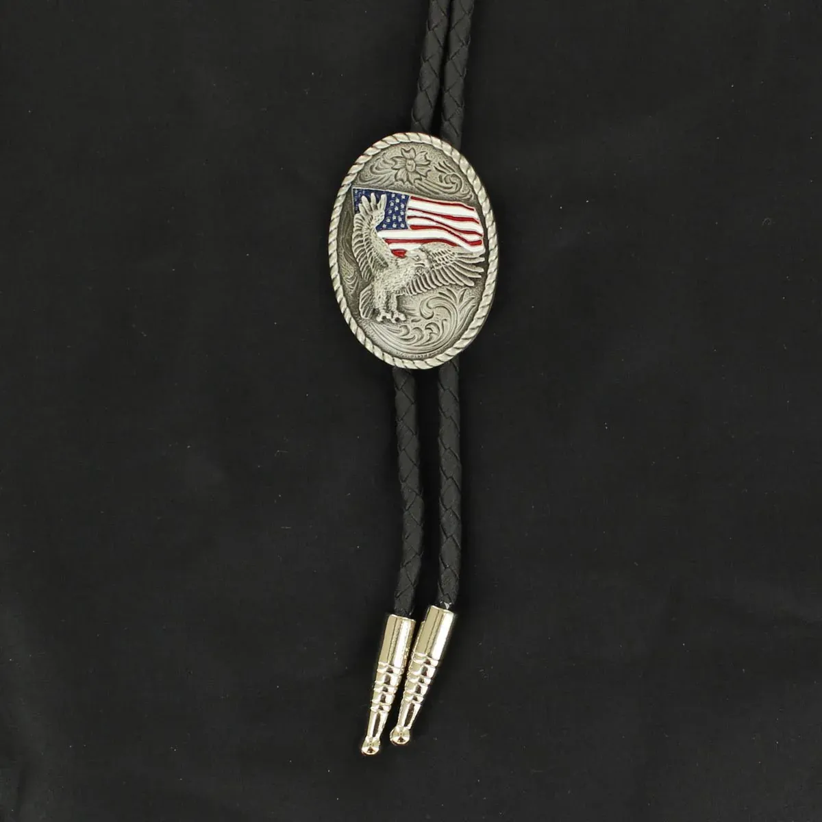 Bolo Eagle w/USA Flag