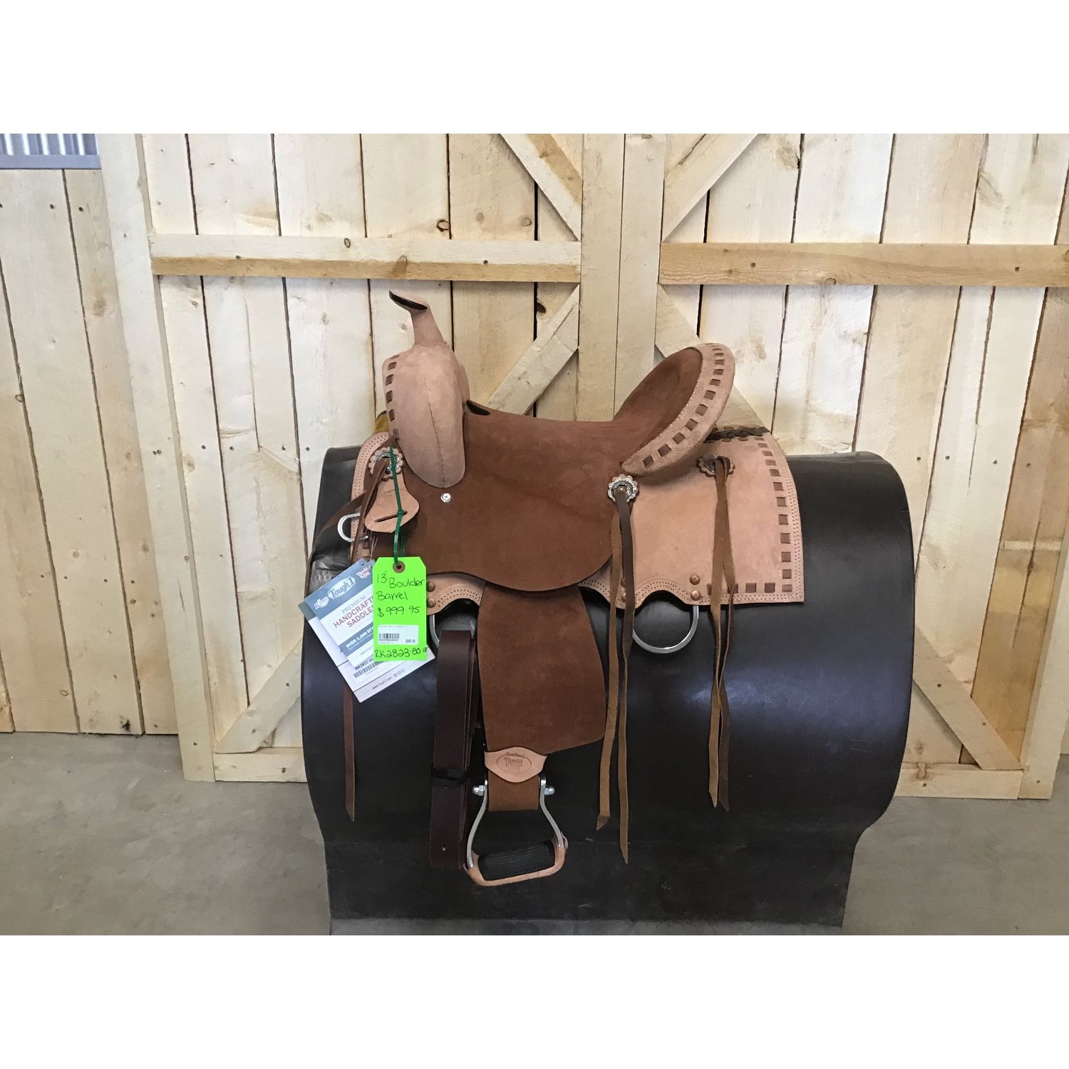 Boulder Barrel Saddle 13"