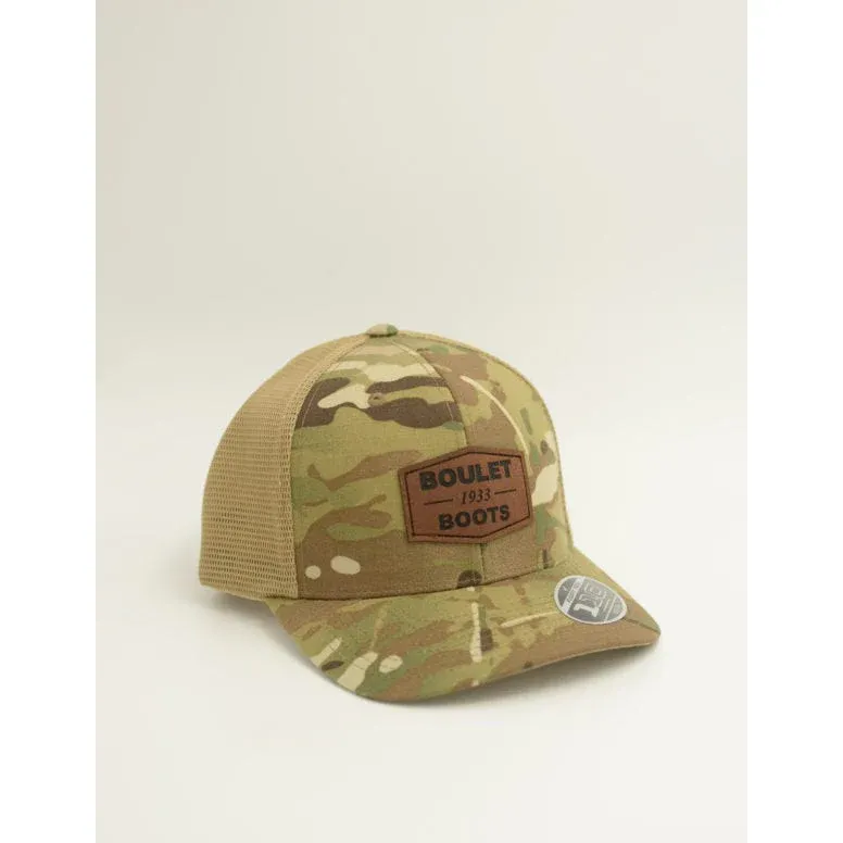 Boulet Mesh Snapback Cap - Mossy Oak/Black - VET309