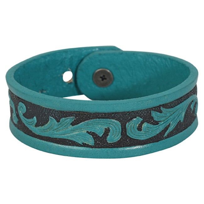 Bracelet Tooled Leather