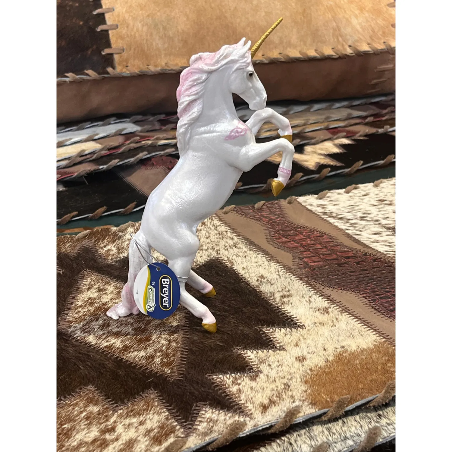 Breyer Unicorn Mare Rearing-Pink