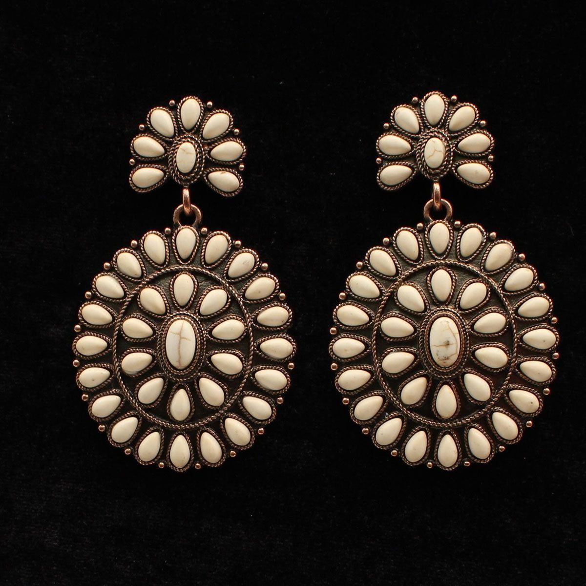 Blazin Roxx Earrings - Ivory Stone