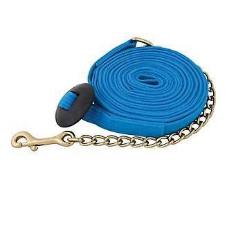 Blue 25' Lunge Line w/20" Lead Chain