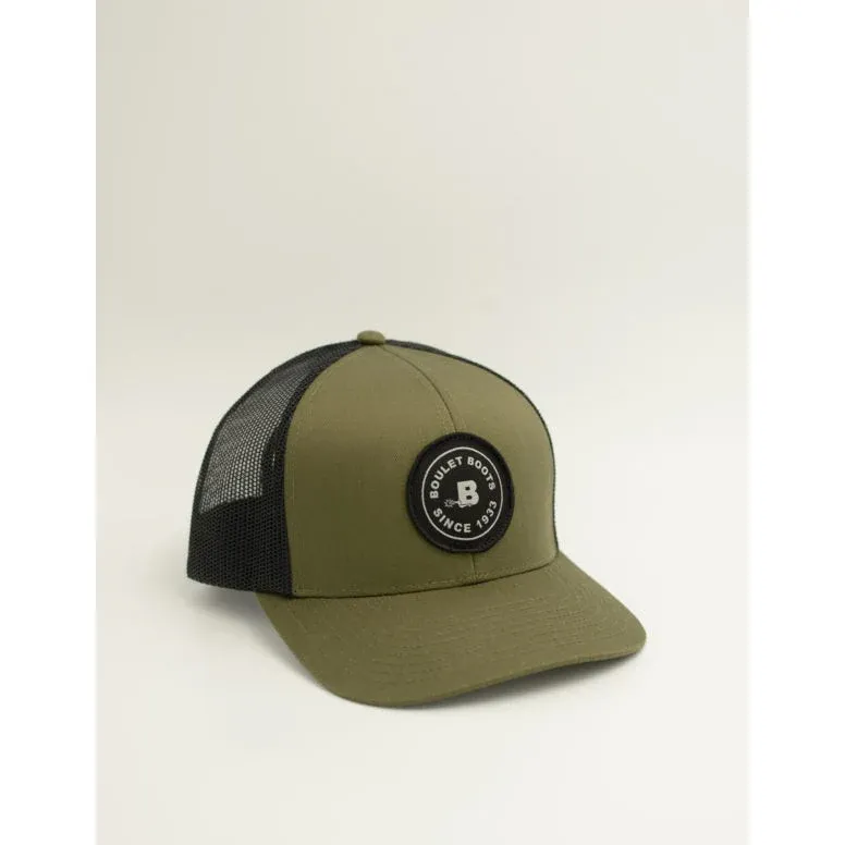 Boulet Mesh Snapback Cap - Loden/Black - VET302
