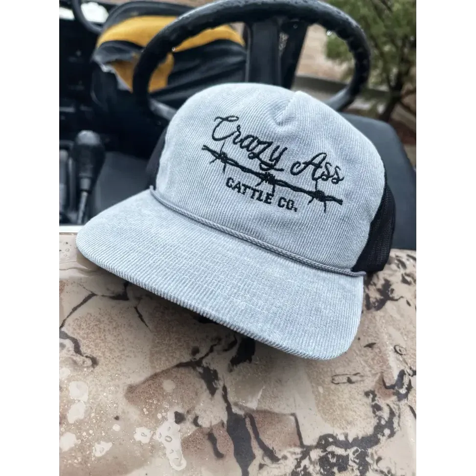 Buckin Barn The Ol Timer Ball Cap - Grey/Black