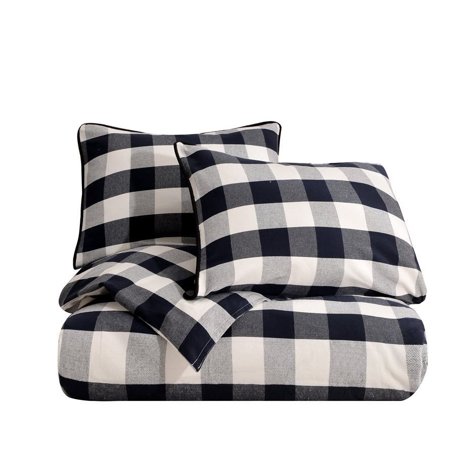 Camille Comforter Set Super King Black