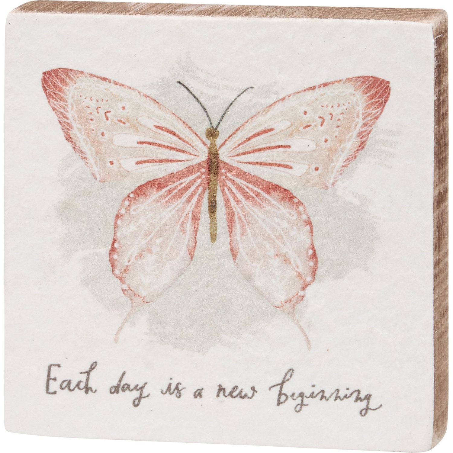 Block Sign - New Beginning