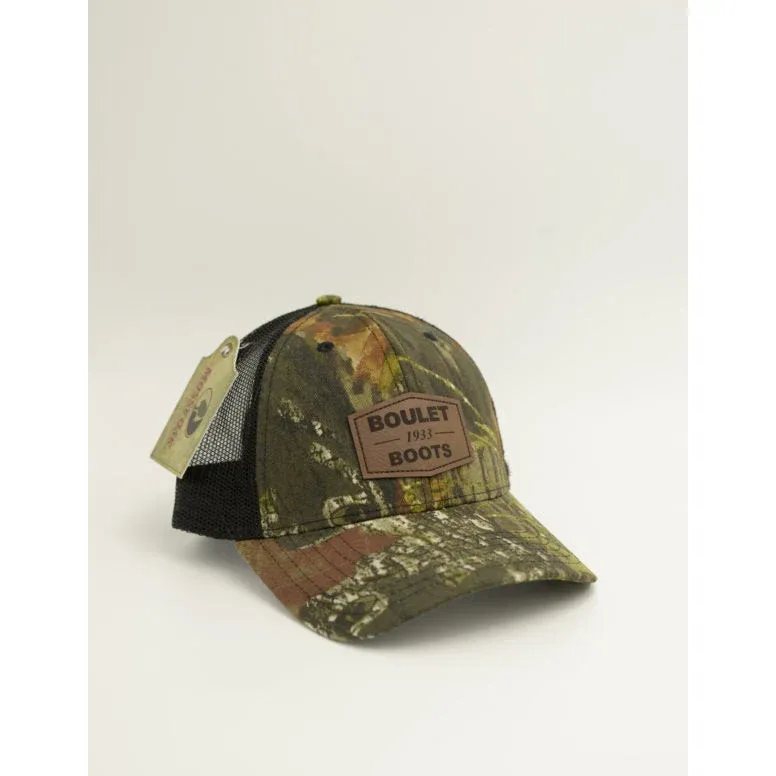 Boulet Mesh Snapback Cap - Mossy Oak/Black - VET308