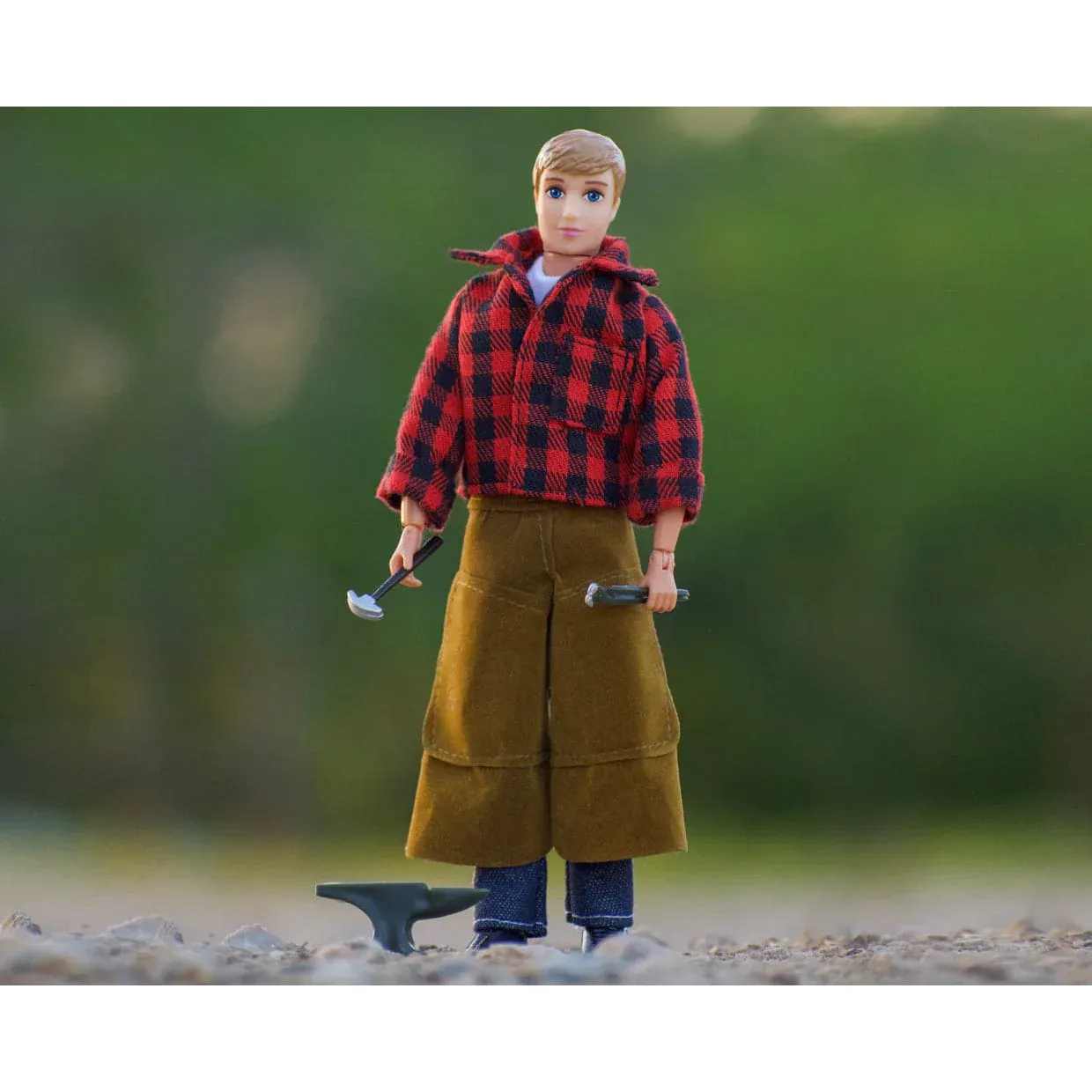 Breyer Farrier With Blacksmithing Tools 8 inch