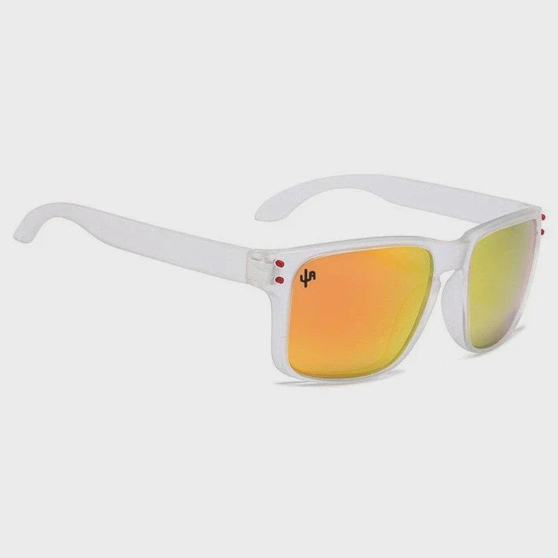 Cactus Alley The Matador Sunglasses - Red Orange/Clear
