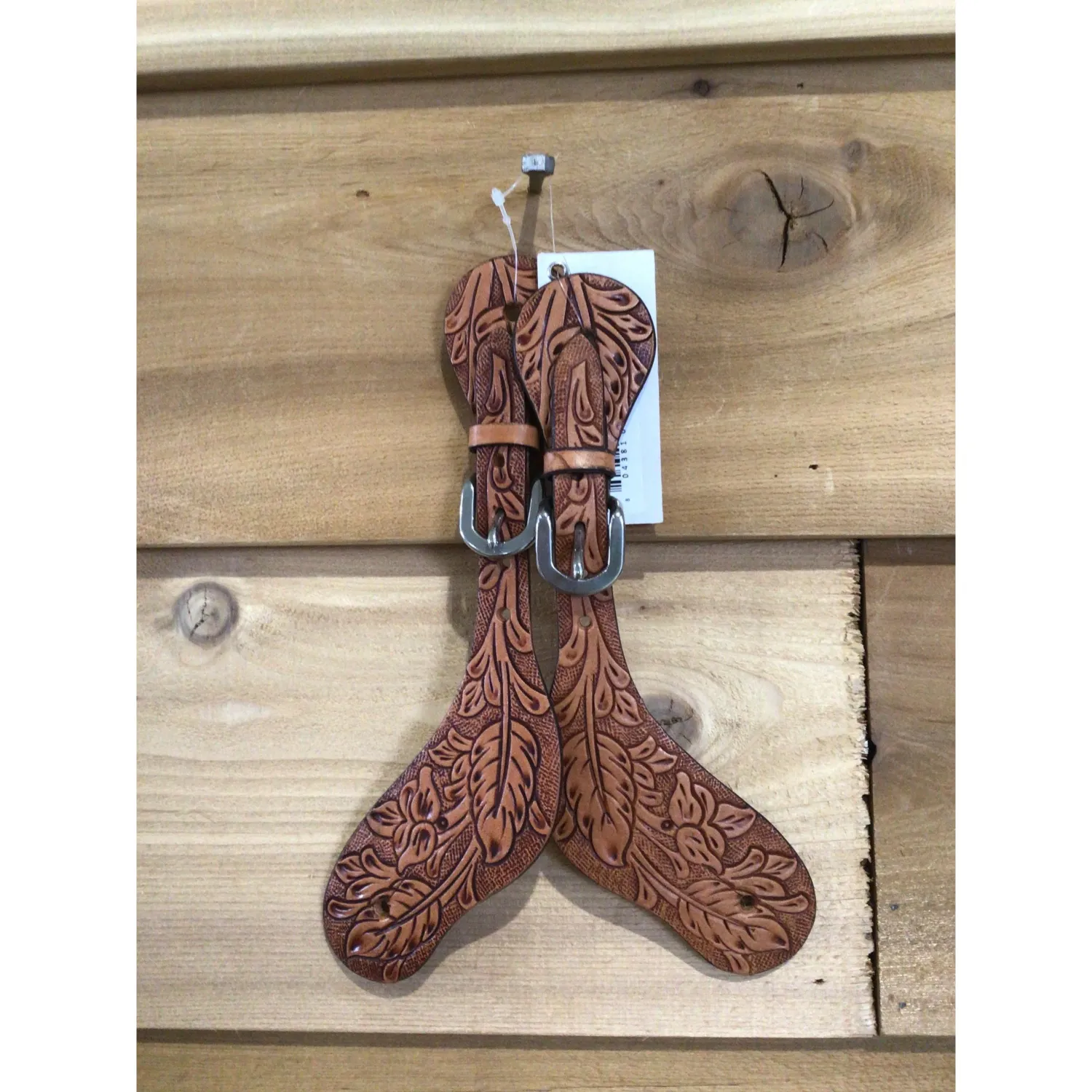Cashel Antique leaf Spur Straps