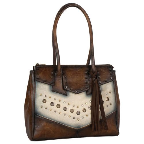 Catchfly Allie Tote Dark Tan