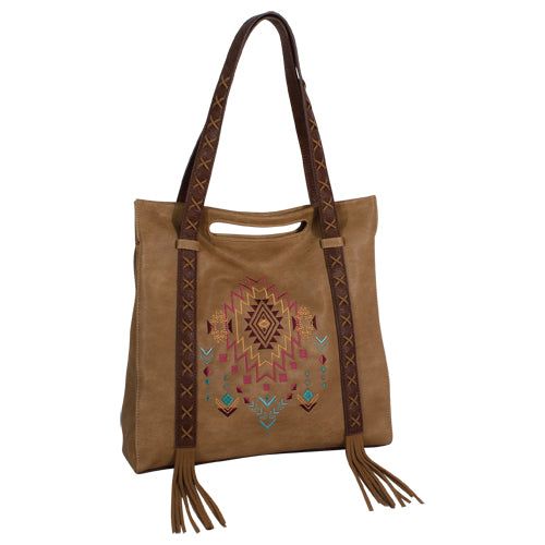 Catchfly Kristan Tote Aztec Embroidery