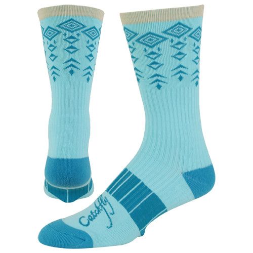 Catchfly Socks Mint/Tan