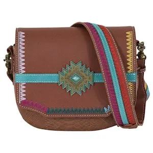 Catchfly, Crossbody Southwest Motif with Snakeskin Texture