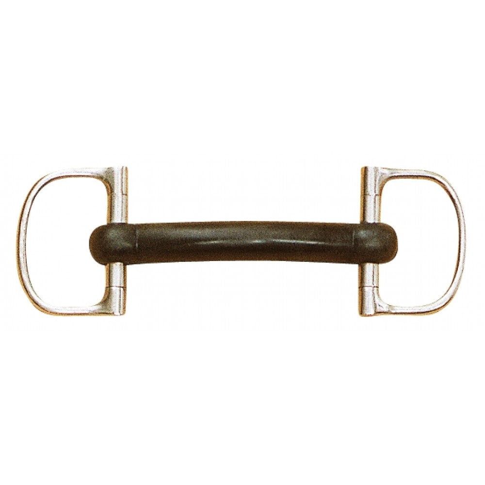 Cavalier Soft Rubber Mullen Mouth D-Ring 5"
