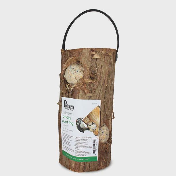 Cedar Log with Suet