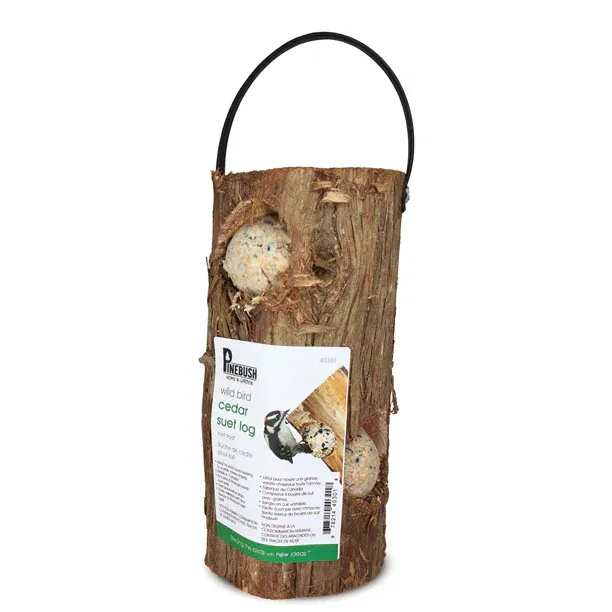 Cedar Log with Suet