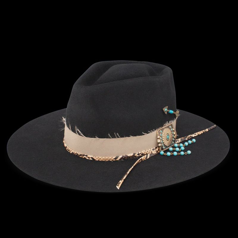 Charlie 1 Horse Felt "Lucky Me" Jr. - Black