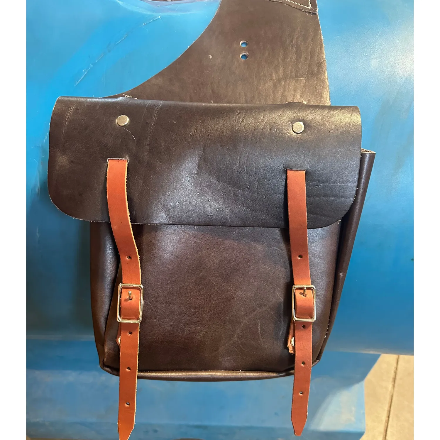 Chap Leather Saddle Bags