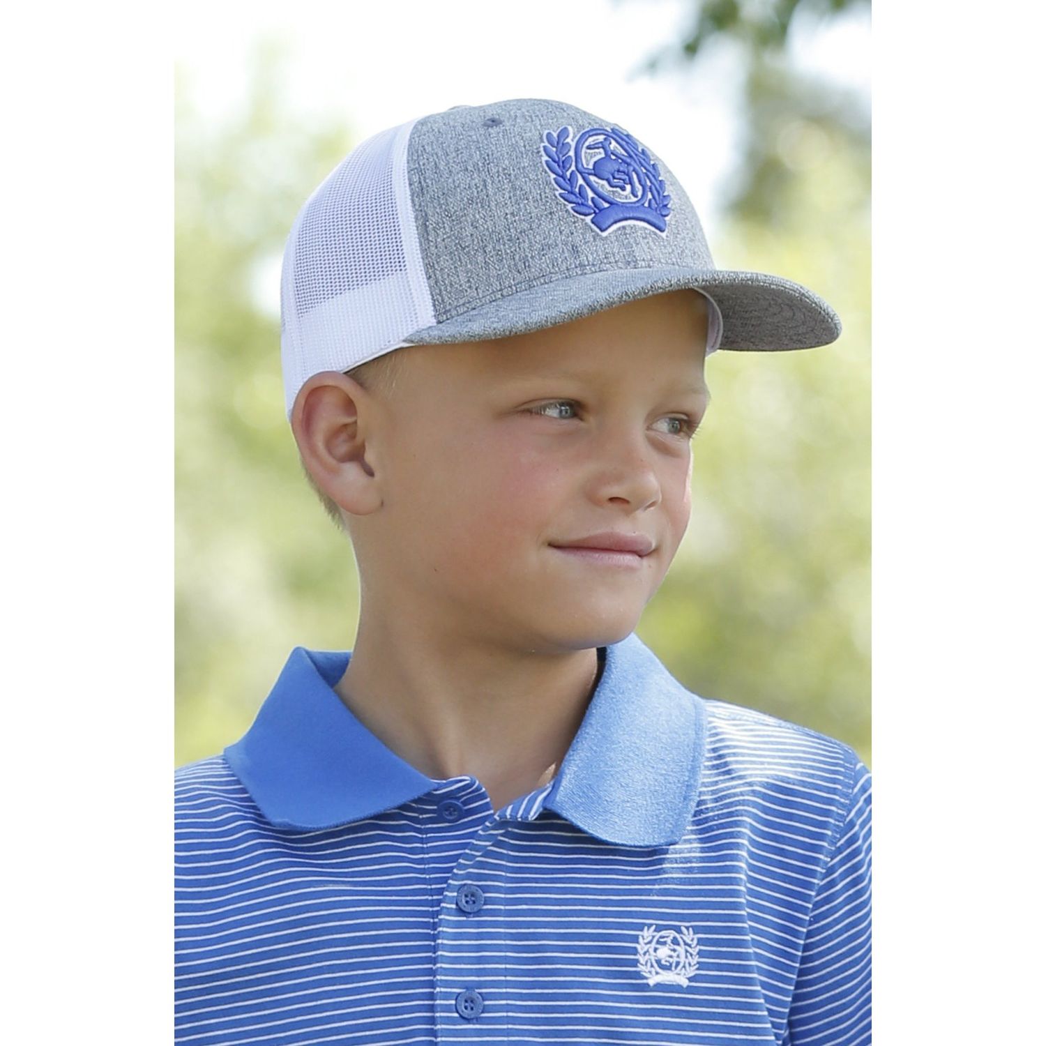 Cinch Boys Trucker Cap - Heather Grey