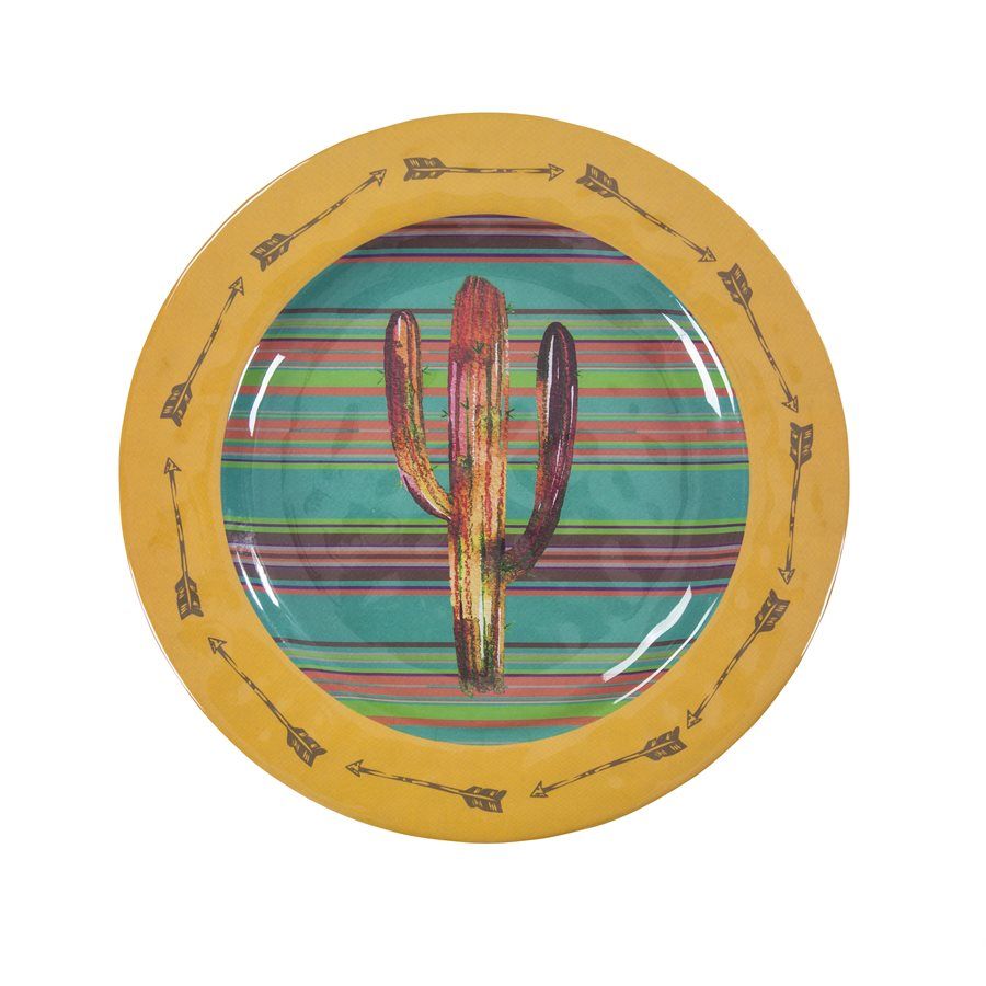 Cactus Design Melamine Dinner Plate