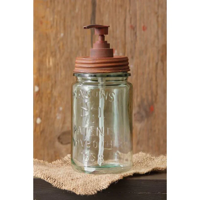 Canning Jar with Pump