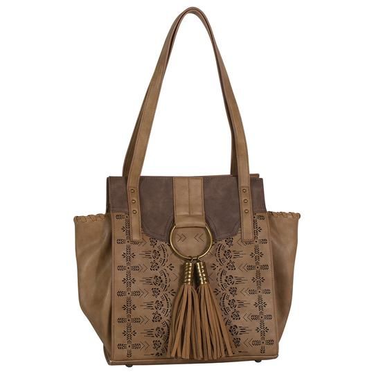 Catchfly Chloe Purse Hazelnut Laser Cut