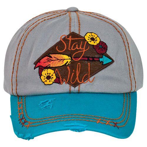 Catchfly Ponytail Baseball Cap Stay Wild