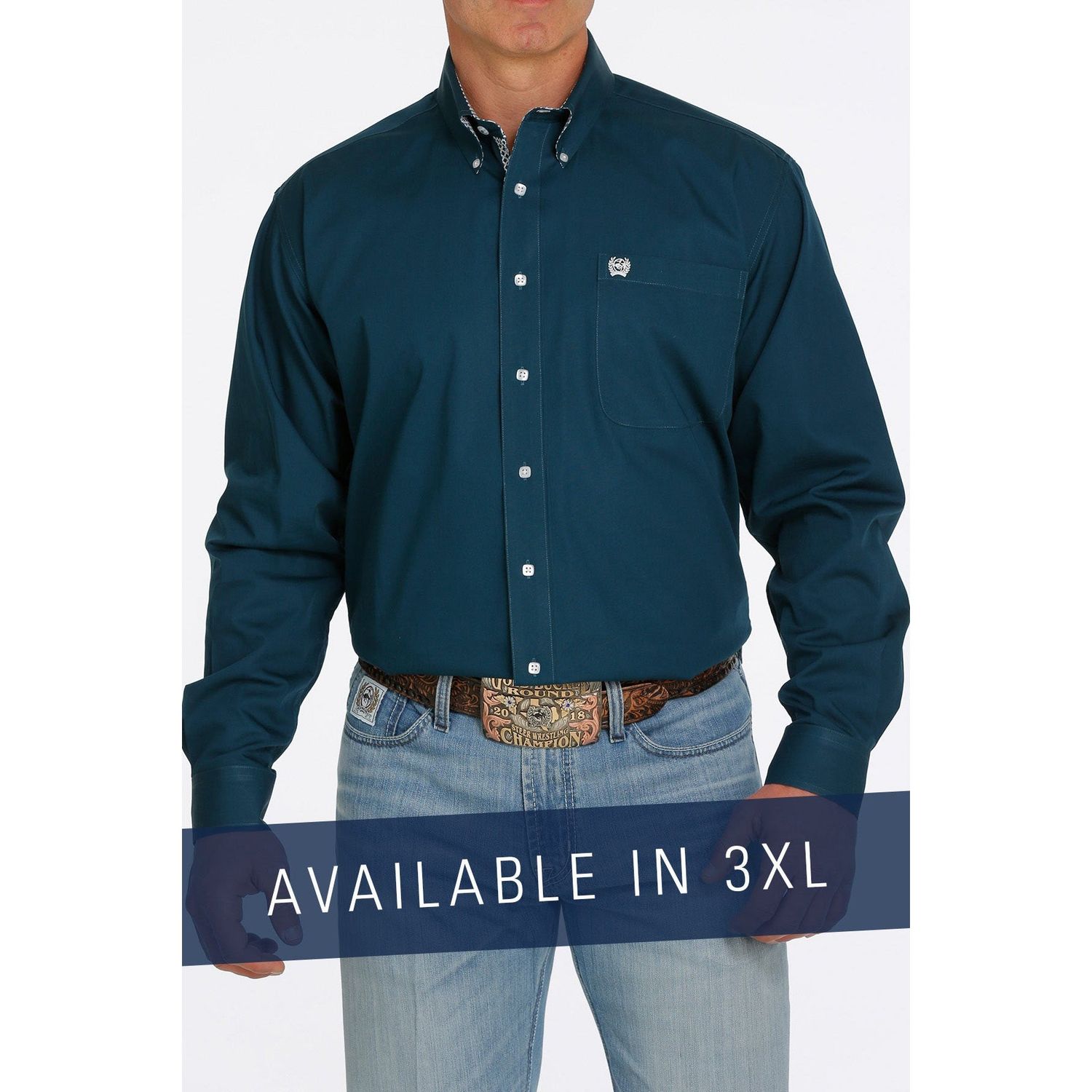 Cinch Mens LS Solid Shirt 3XL