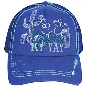 Catchfly Baseball Cap Yippie Ki-Yay - Blue