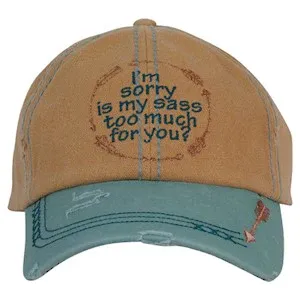 Catchfly Cap Sienna &amp; Turquoise Sass