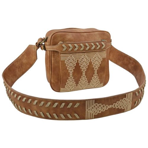 Catchfly Courtney Crossbody Aged Saddle