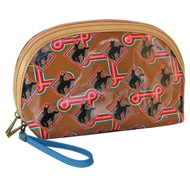 Catchfly Dome Cosmetic Brown w/Bronc Rider