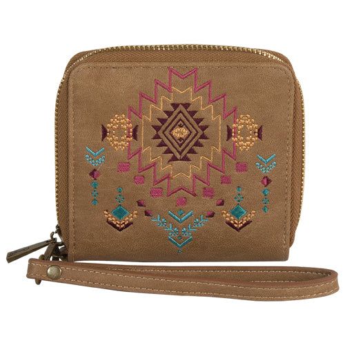 Catchfly Kristan Wallet Aztec Embroidery