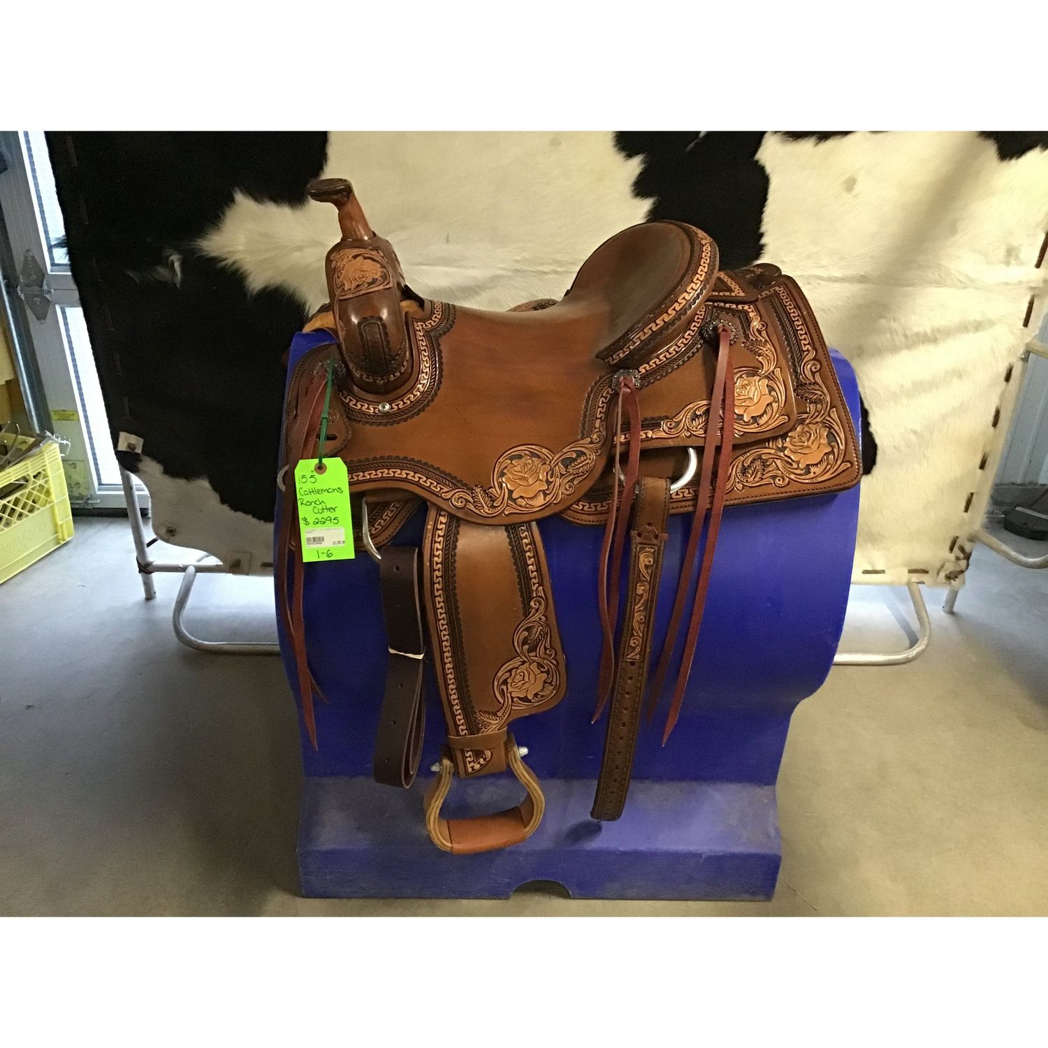 Cattleman's 15.5 Ranch Cutting Saddle - 1-6