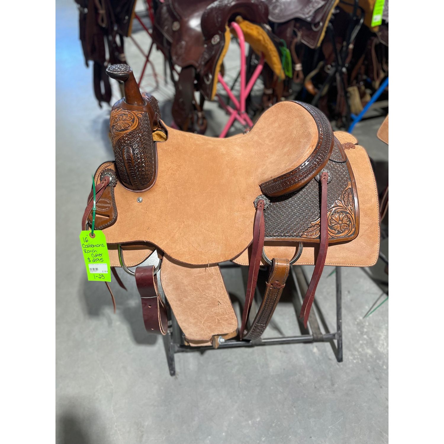 Cattleman's 16 Ranch Cutting Saddle FINAL SALE - 1-23