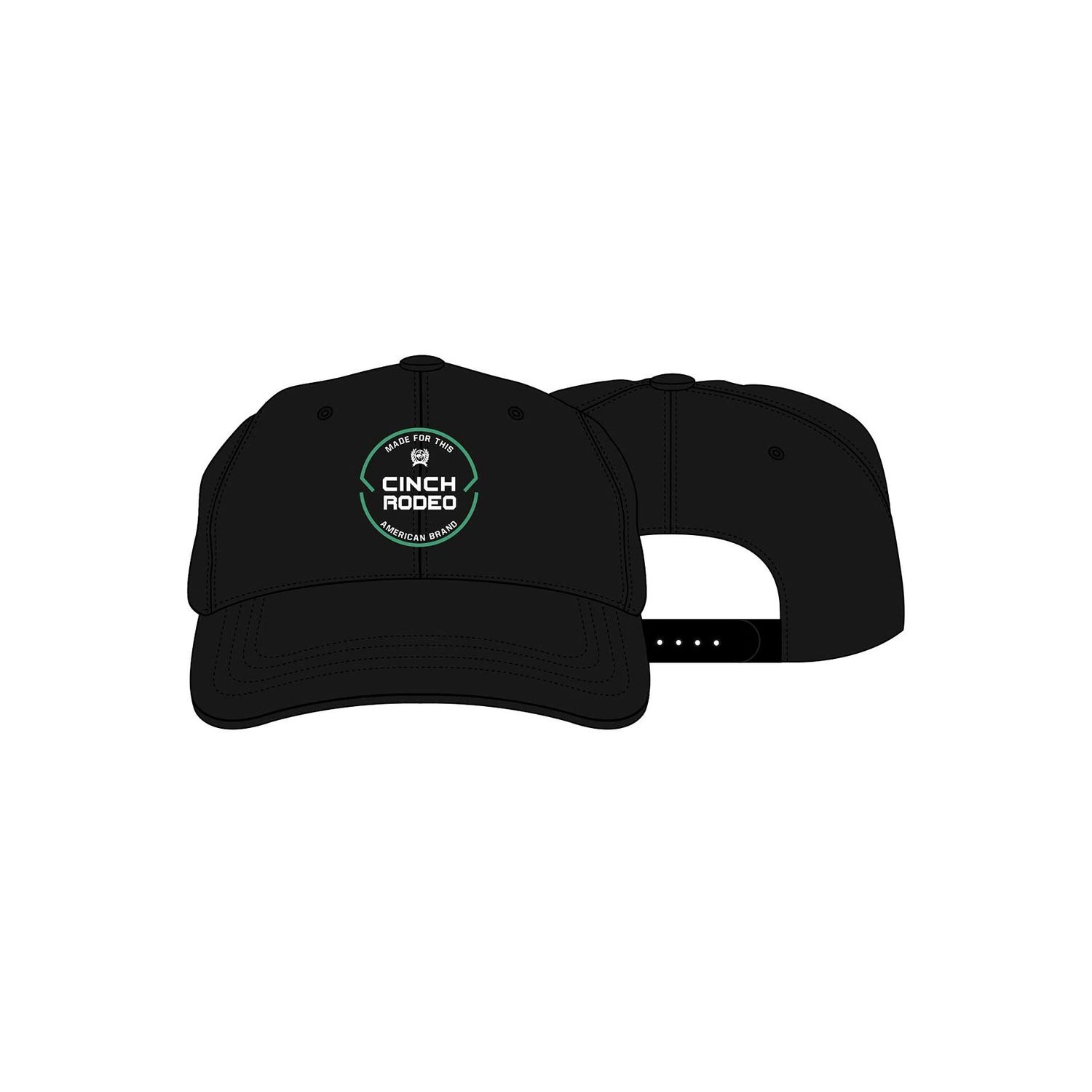 Cinch Boys Baseball Cap Black