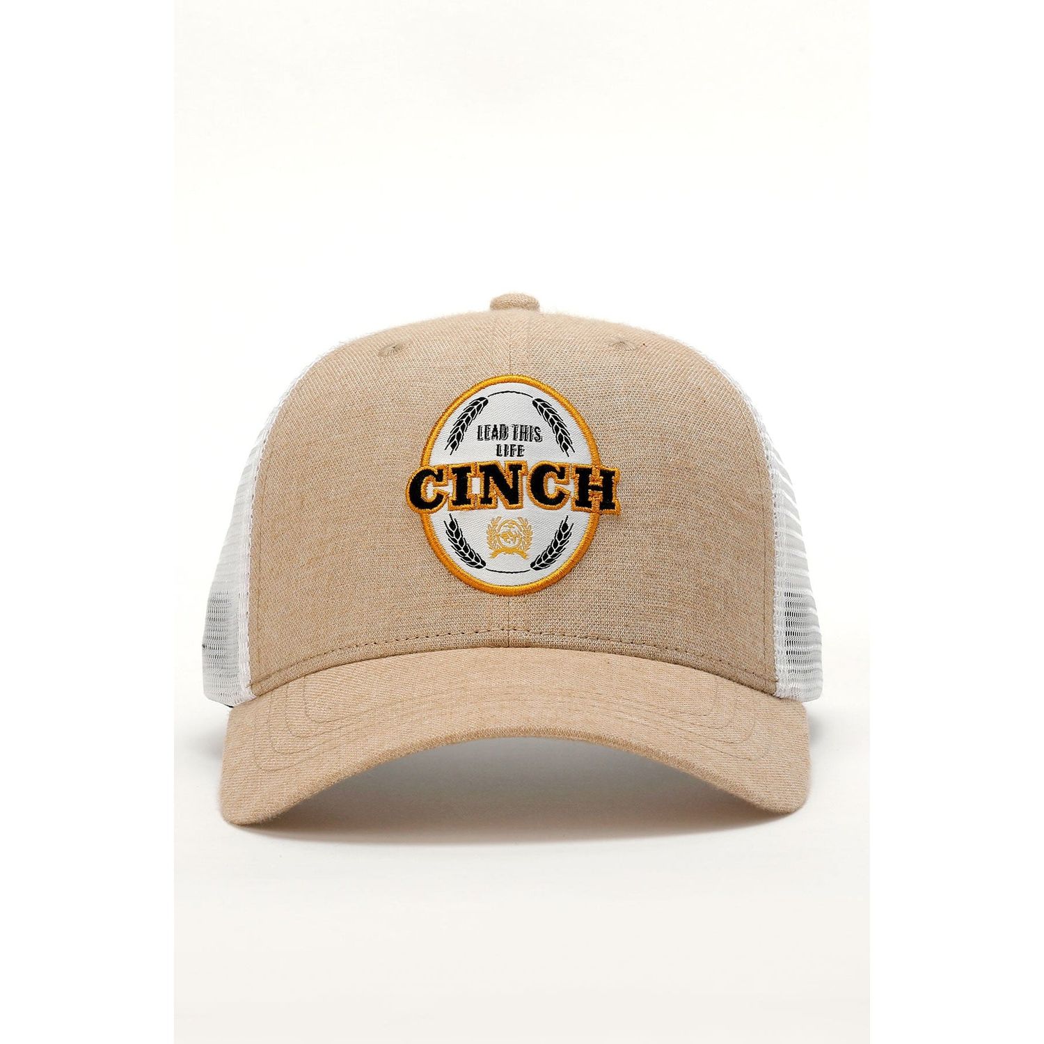 Cinch Mens Trucker Cap Khaki-1