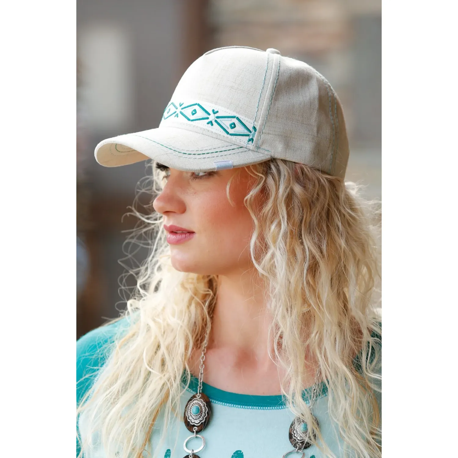 Cinch Women's Baseball Cap - Cream