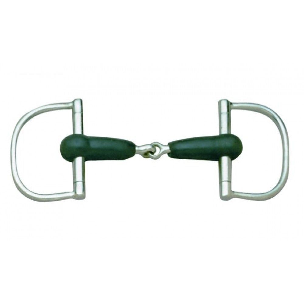 Cavalier Soft Rubber Mouth D-Snaffle 5"