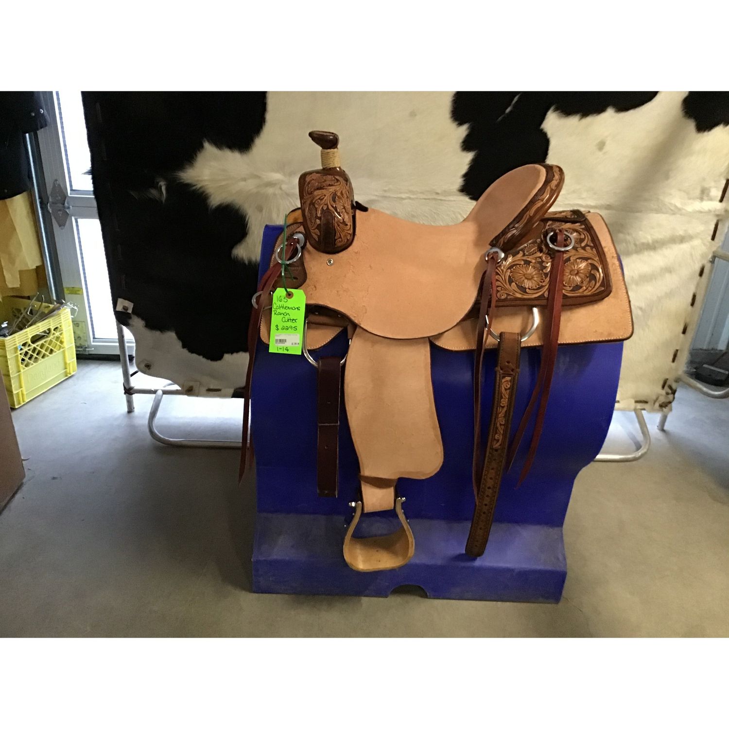 Cattleman's 16.5 Ranch Cutting Saddle - 1-14